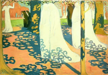 Kulkue puiden alla, 1892